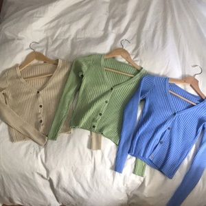 3 ZELE cropped cardigan